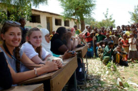 Building a school library in Tanzania