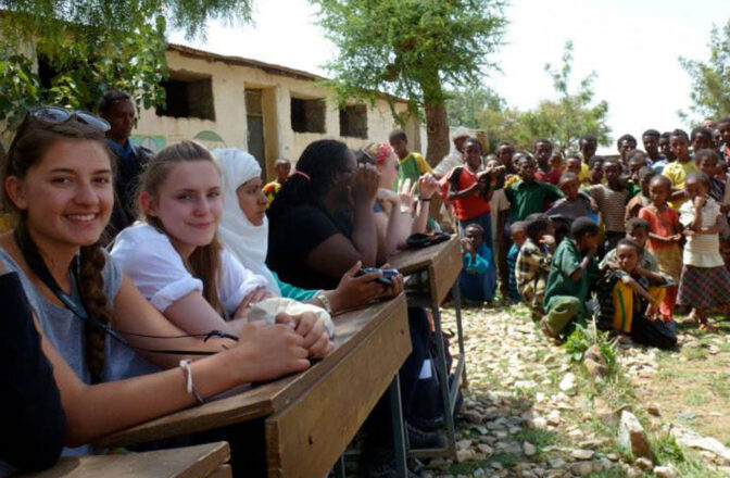 Building a school library in Tanzania
